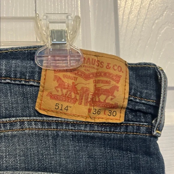 Levi's Men's Straight Jeans in Deep Indigo - Picture 2 of 4